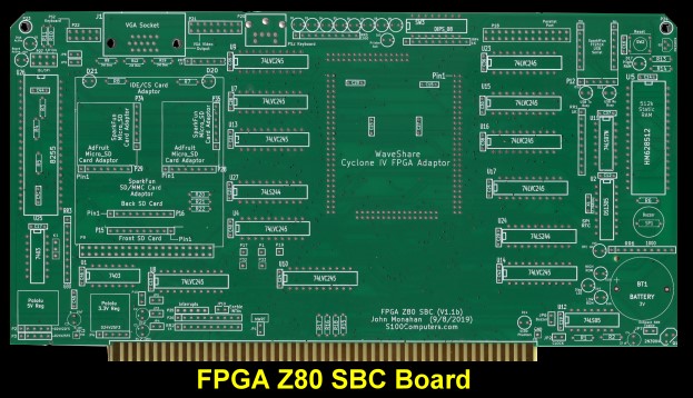 FPGA Z80 SBC Board
