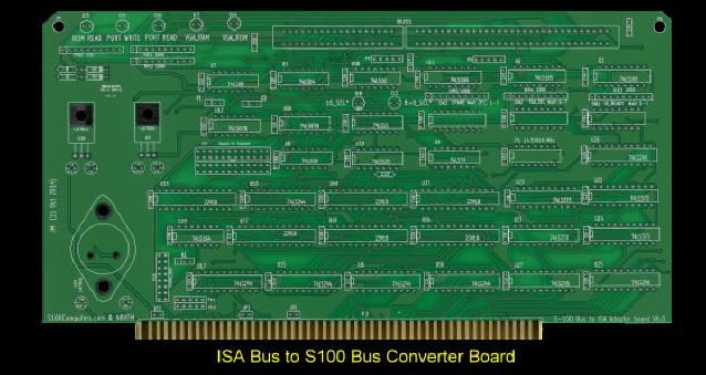 ISA to S100 Converter Board