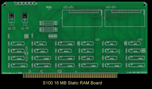16MB Static RAM Board