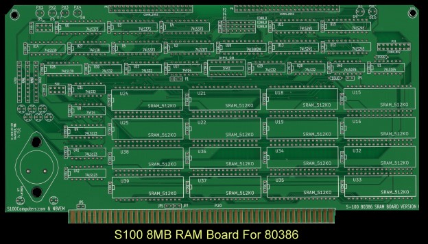 8MB Static RAM Board