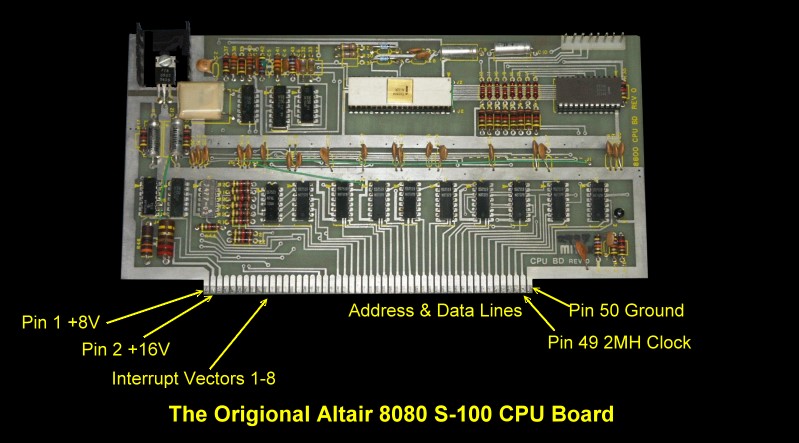 The Origional 8080 MITS CPU Board