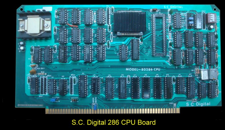 SC Digital 80286 board