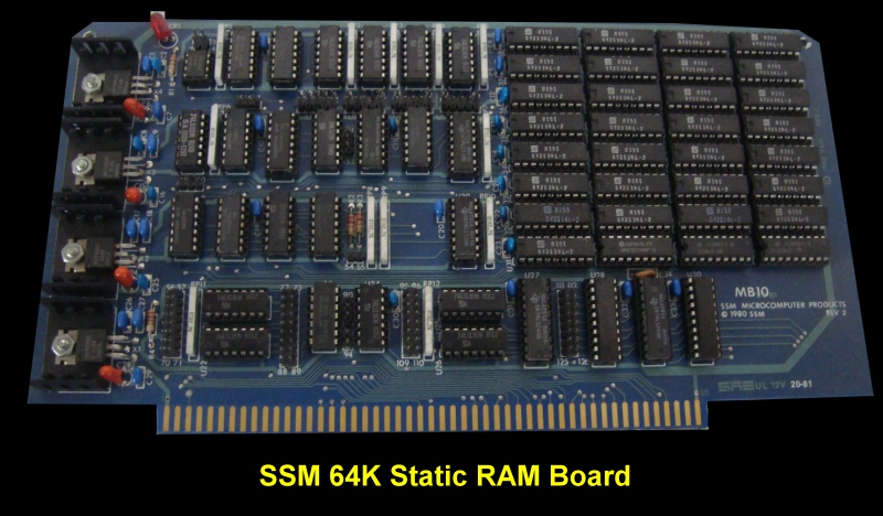 SSM 64K RAM Board