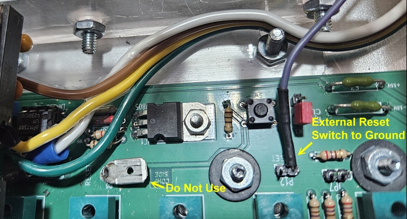 Reset Switch Correction