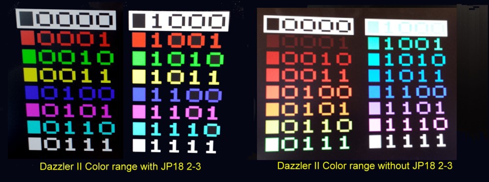 Dazzler Color Range