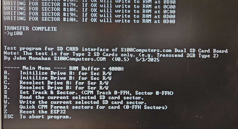 SD Card Z80