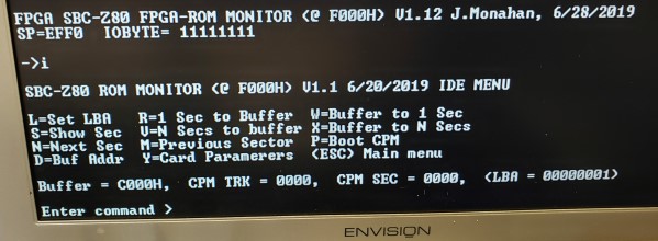 IDE menu