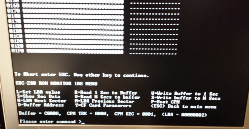 IDE Menu