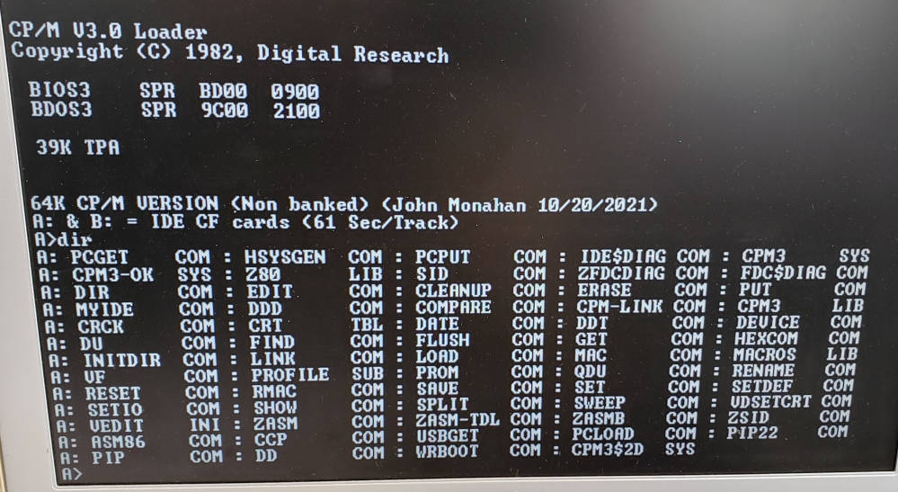 CPM3 Boot