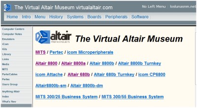 Virtual Altair Web Site